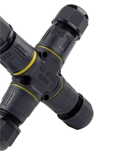 M20 عبر نوع في الهواء الطلق موصل سلك كابل كهربائي 4 طريقة المسمار قفل محطة 2/3Pin 1 قطعة (M20 الصليب 3P 5-8 مللي متر) in Kuwait
