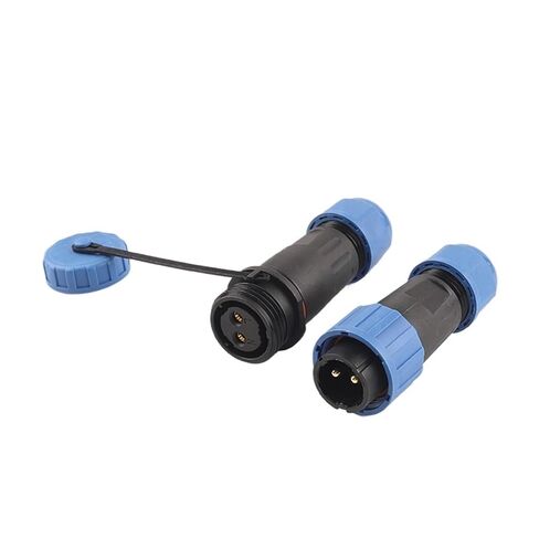 LP16/SP16 Connector 2/3/4 Pin Screw Connection Solderless Type Flange/Nut/Docking Connectors 1Pcs(Docking Type,4P) in Saudi Arabia