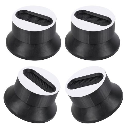 4pcs Anti-Vibration Feet for Bambu Lab A1/A1 Mini 3D Printers, Silicone 3D Printer Shock Absorption Pads for Minimize Vibrations & Improve Print Quality (Black) in Saudi Arabia