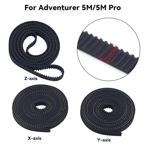 X Y Z محور مؤقت اشتعال عدة استبدال لـ Adventuer 5M/ 5M Pro/AD5X: حزام محرك مطاطي متزامن غير قابل للانزلاق ملحقات طابعة ثلاثية الأبعاد in Saudi Arabia