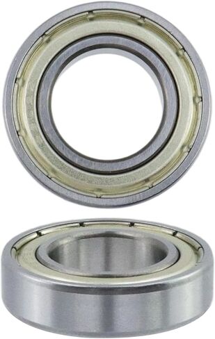 Crapyt 6902ZZ Deep Groove Ball Bearings, ID 15mm OD 28mm Width 7mm Chrome Steel Miniature Metal Shielded Ball Bearing, 10 Pcs in Saudi Arabia