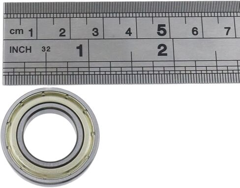 Crapyt 6902ZZ Deep Groove Ball Bearings, ID 15mm OD 28mm Width 7mm Chrome Steel Miniature Metal Shielded Ball Bearing, 10 Pcs in Saudi Arabia