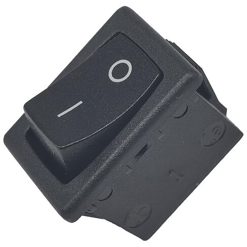 مفتاح الروك R19A (3 عبوات) 2 دبوس 10 أمبير/125 فولت 6 أمبير/250 فولت تشغيل وإيقاف SPST، يناسب فتحة 19.2 × 12.9 مم (0.76 × 0.51)، لوحة وجه 21 × 15 مم (0.83 × 0.59)، بديل تبديل صغير للأجهزة واستعادة الدوائر in Saudi Arabia