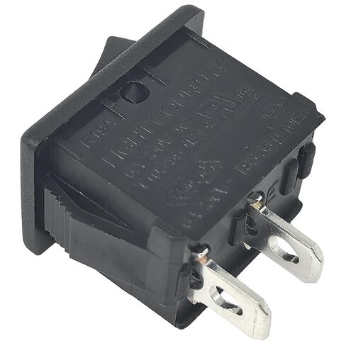 مفتاح الروك R19A (3 عبوات) 2 دبوس 10 أمبير/125 فولت 6 أمبير/250 فولت تشغيل وإيقاف SPST، يناسب فتحة 19.2 × 12.9 مم (0.76 × 0.51)، لوحة وجه 21 × 15 مم (0.83 × 0.59)، بديل تبديل صغير للأجهزة واستعادة الدوائر in Saudi Arabia