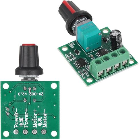 2Pcs DC Motor Controller Low Voltage PWM Motor Speed Controller PWM Controllers with Speed Control Knob Fan Speeds Control Switch 1.8V 3V 5V 6V 12V 2A 30W Adjustable Driver Switch with LED Indicator in Saudi Arabia