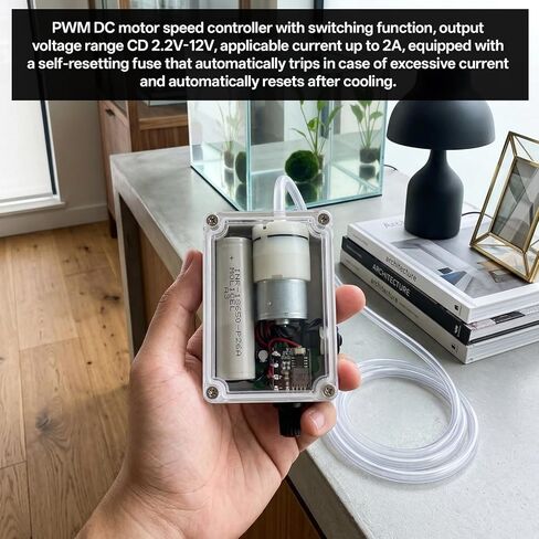 2Pcs DC Motor Controller Low Voltage PWM Motor Speed Controller PWM Controllers with Speed Control Knob Fan Speeds Control Switch 1.8V 3V 5V 6V 12V 2A 30W Adjustable Driver Switch with LED Indicator in Saudi Arabia