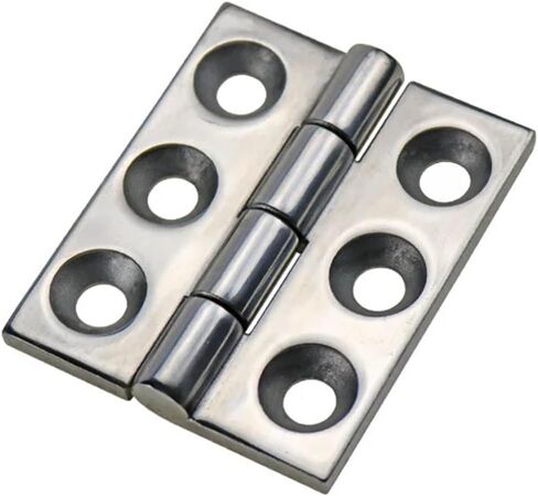 Large Hole Fastening Hinge Stainless Steel Heavy Machinery Industrial Electrical Equipment 1Pcs(XG02-042-1) in Saudi Arabia