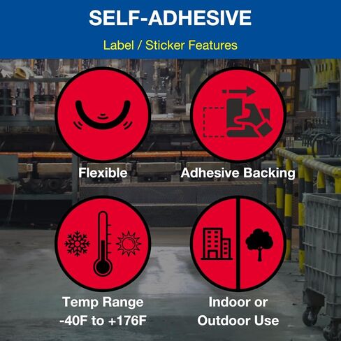 ComplianceSigns.com NOTICE Electric Panel Inside OSHA Label Decal, 5x3.5 inch 4-Pack Vinyl for Electrical White, Made in USA in Saudi Arabia