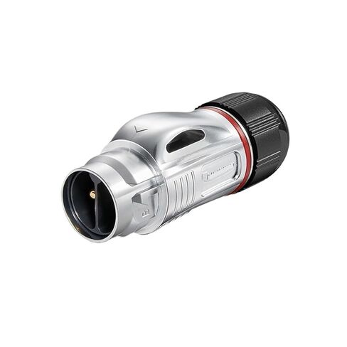 Welding 35A BD24 2-core Industrial Equipment Portable 25A Power Supply Crimping Connector Aviation Plug(Four Hole Metal Male Plug) in Saudi Arabia