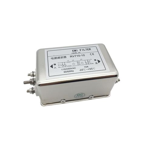 RV710-10A 220 فولت التيار المتناوب مرحلة واحدة ثلاثة أقسام عالية الأداء مؤازرة إمدادات الطاقة مرشح 110 فولت 250 فولت in Kuwait