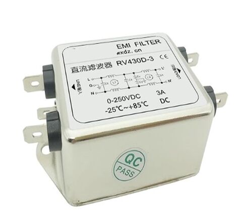 RV430D-3A DC Dual-Section Power Filter 6V 12V 24V 36V 48V 64V 110V 220V 250VDC(Lead Type) in Saudi Arabia