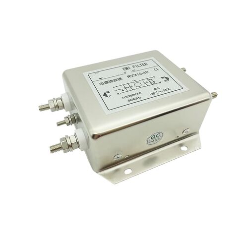 RV210-40A التيار المتناوب 220 فولت مرحلة واحدة المضادة للتدخل مرشح إمدادات الطاقة 110 فولت 250VAC in Kuwait