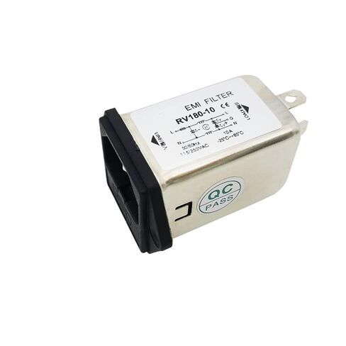 IEC Socket Filter with Fuse Socket RV180-10A Two-in-one Power Filter 220V in Saudi Arabia