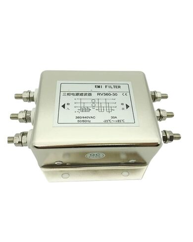 RV360-30A 380V 440v AC ثلاث مراحل ثلاثة أسلاك المضادة للتدخل مرشح إمدادات الطاقة in Kuwait