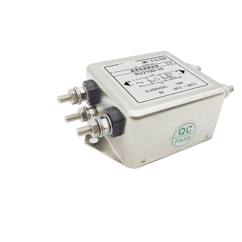 RV210D-10A تيار مستمر مرشح الطاقة 12 فولت 24 فولت 36 فولت 48 فولت 64 فولت 72 فولت 110 فولت 220VDC in Saudi Arabia