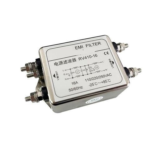 RV410 AC Single-Phase Double-Section Enhanced Power Filter 220V110v Anti-Interference Power Purifier(RV410-3A -3A Lead Type) in Saudi Arabia