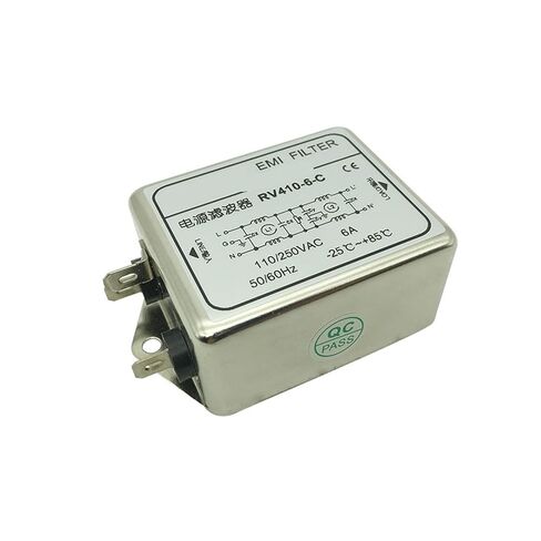 RV410 AC Single-Phase Double-Section Enhanced Power Filter 220V110v Anti-Interference Power Purifier(RV410-3A -3A Lead Type) in Saudi Arabia