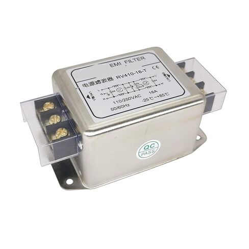 RV410 AC Single-Phase Double-Section Enhanced Power Filter 220V110v Anti-Interference Power Purifier(RV410-3A -3A Lead Type) in Saudi Arabia