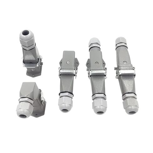 Heavy Duty Connector DHC-HA-003 3-pin 4-pin 5-pin 7-pin 10A Heavy Metal Rectangular Connector(5 Core Docking) in Saudi Arabia