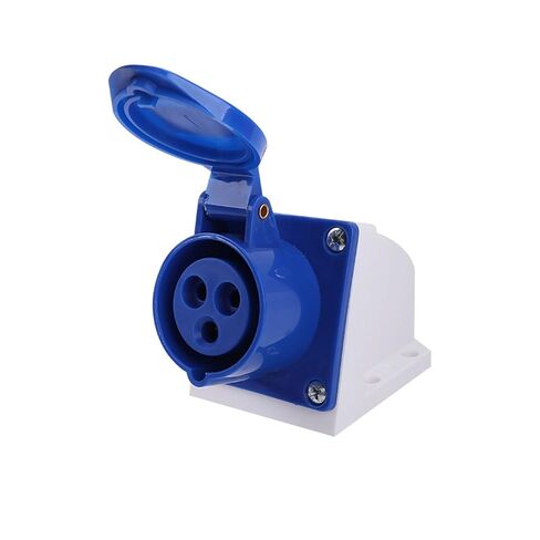 1 Pcs Industrial Socket Connector 3-pin 4-pin 5-pin 16A/32AIP44 Waterproof Aviation(4 core 16Asurface mounted114) in Saudi Arabia