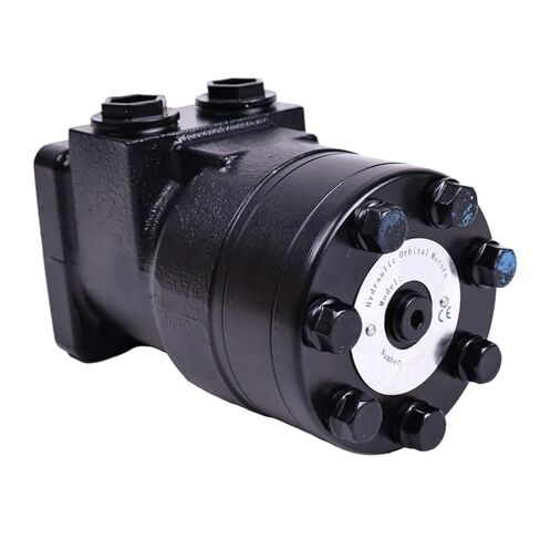 محرك هيدروليكي JZGRDN 4-Bolt 7.3 Cipr CM034P مع مفتاح عمود 0.25 بوصة، عمود مستدير 1 بوصة، منفذ NPT 1/2 بوصة، 7.3 CIR in Kuwait