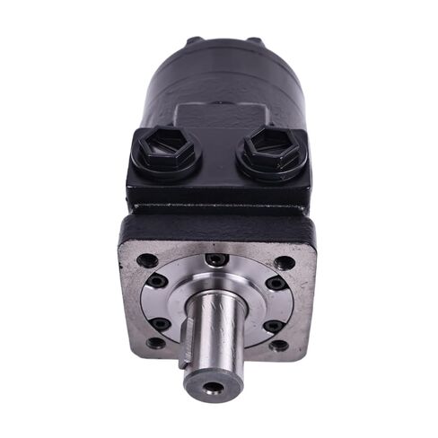 محرك هيدروليكي JZGRDN 4-Bolt 7.3 Cipr CM034P مع مفتاح عمود 0.25 بوصة، عمود مستدير 1 بوصة، منفذ NPT 1/2 بوصة، 7.3 CIR in Kuwait
