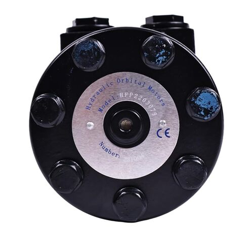 محرك هيدروليكي JZGRDN 4-Bolt 7.3 Cipr CM034P مع مفتاح عمود 0.25 بوصة، عمود مستدير 1 بوصة، منفذ NPT 1/2 بوصة، 7.3 CIR in Kuwait