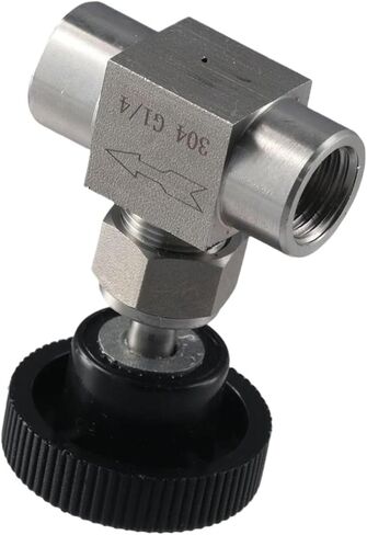 NPT Valves 304 Stainless Steel NPT Female Needle for Valve Flow Control Water Gas Oil (NPT 1/4) in Saudi Arabia