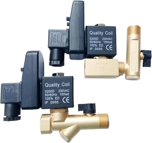 1/2" Electric Drain Valve Brass With timer for Water 220v 110v 24v 16bar Electronic drainage valve(OPT-B,BSP_24VAC) in Saudi Arabia