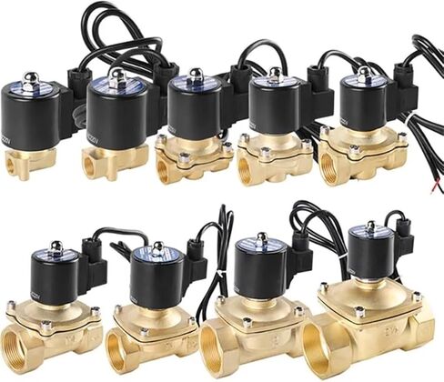 Underwater Fountain Solenoid Valve Brass Normally Closed DN10-50 Electric Control AC/DC 12V 24V 220V 1Pcs(DN10,110VAC) in Saudi Arabia