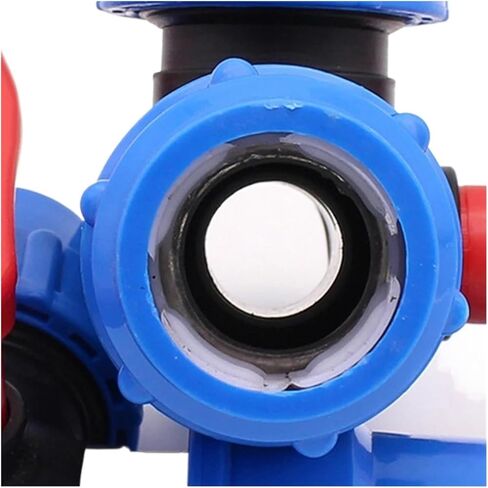 PE Pipe 3-Way Ball Valve 20/25/32/40/50mm Plastic Valve Ball Valve For Garden Household Industrial Water Supply Tools(32mm) in Saudi Arabia