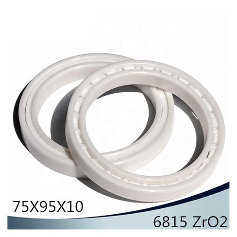 6815 Full Ceramic Bearing (2pcs) 75 * 95 * 10 mm ZrO2 Material 6815CE All Zirconia Ceramic 6815 Ball Bearings in Saudi Arabia