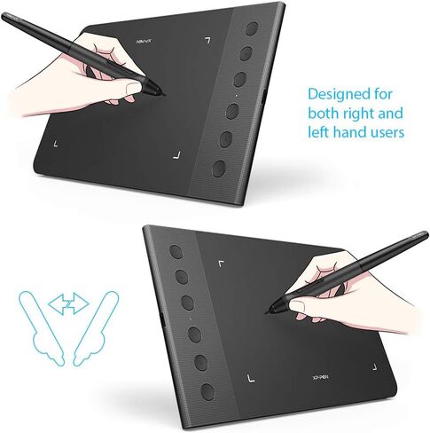 Drawing Tablet XP-PEN G640S Graphics Pen Tablet with Battery-Free Stylus 8192 Pressure 6x4 Inch Digital Tablet with 6 Customized Hot Keys for Chrome, Mac, Windows PC and Android in Kuwait