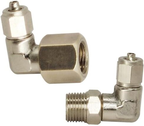 Pneumatic Rotary Fittings Air Fitting Male To Female Quick Hose Tube Connectors ﻿(OD6mm-3I8,PL (360rotate)) in Saudi Arabia