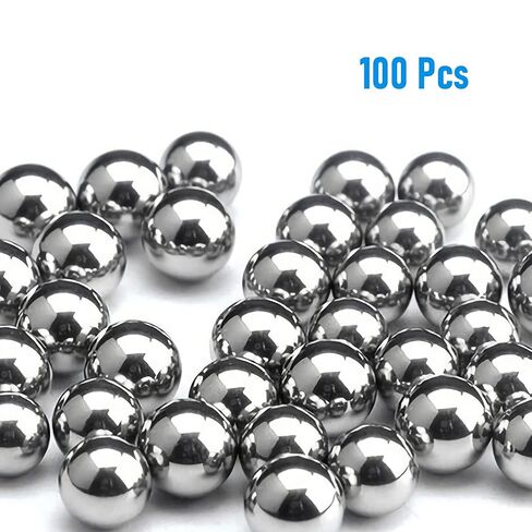 100 PCS 1/4"(6.35 mm) Bearing Balls 316L Stainless Steel Solid Ball Bearing G100 Precision Ball in Saudi Arabia