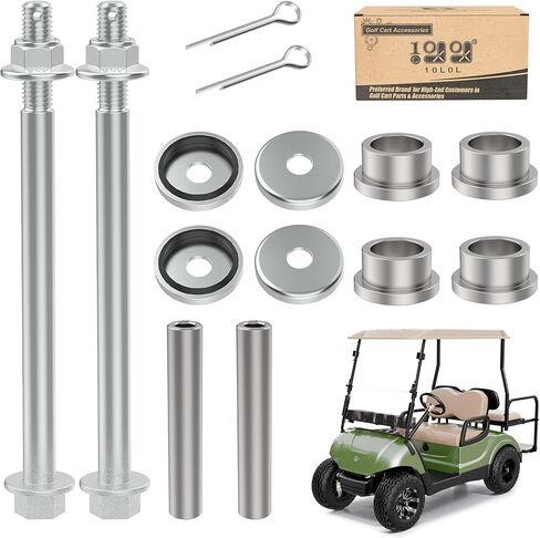 10L0L Golf Cart King Pin Spindle Knuckle Bushing Repair Kit for Yamaha G22 G29 Drive 2 Golf Cart, Replaces OEM Part# 2NL-23448-00-00, 90381-17067-00, 2NL-23517-00, 3JN-23517-00 in Kuwait