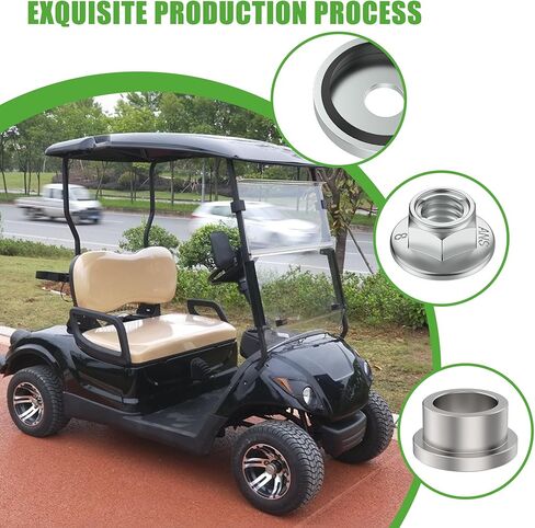 10L0L Golf Cart King Pin Spindle Knuckle Bushing Repair Kit for Yamaha G22 G29 Drive 2 Golf Cart, Replaces OEM Part# 2NL-23448-00-00, 90381-17067-00, 2NL-23517-00, 3JN-23517-00 in Kuwait