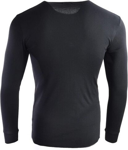Mens Thermal Long Johns Lightweight Base Layer Shirts Soft Cotton Blend Warm Underwear for Winter in Saudi Arabia