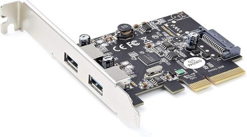 ستارتيك. بطاقة بمنفذ USB 3.2 الجيل 2×1 (10 جيجابايت في الثانية) من كوم - بطاقة تحكم مضيف بي سي اي اكسبرس 3.0 × 4 - بطاقة محول اضافي بمنفذ USB نوع سي - بطاقة توسيع USB C (PEXUSB312C3) in Kuwait