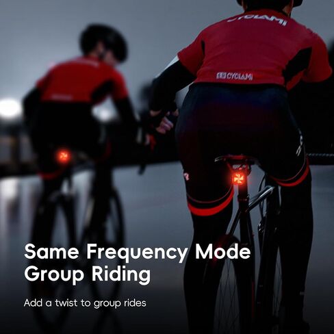 Bike Taillight with Changing Emoji Faces, Wireless Remote Control Smart Vibration-Activated Bicycle Tail Light, USB-C Rechargeable, 30H Runtime, IPX6 Waterproof, Easy Mount for All Bikes in Saudi Arabia