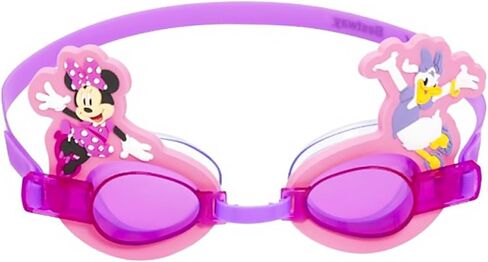 Disney Minnie Mouse Swim Goggles for Kids - Bundle Themed Goggles for Swimming, Pool, Beach, More Plus Stickers Minnie and Friends Pool Accessories for Girls in Saudi Arabia