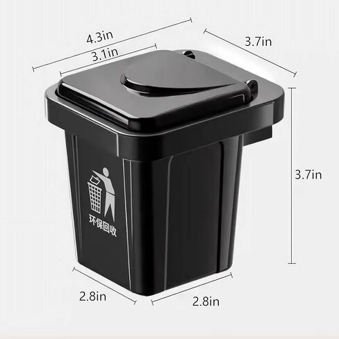 mini trash garbage can bin for desk, funny cool ashtray for cigarettes, fancy novelty cigar ashtray with lid for outside, portable ashtrays for smokers indoor 2 PCS in Saudi Arabia