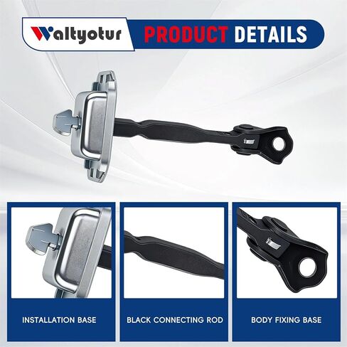 Door Check Strap Stopper Jam Hinge Driver Front LH Left or RH Right Replacement for Corolla 2003-2009 Matrix Prius Pontiac Vibe Replace 68620-02061 in Saudi Arabia