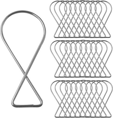 50PCS Ceiling Hook Clips, Metal Drop Ceiling Clips for Suspended Tile Grid, Hanging Hooks for Office Classroom Home Decoration in Saudi Arabia