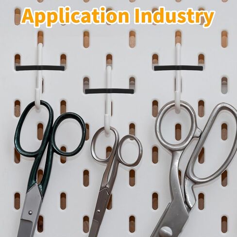 Pegboard Hook Locks - 30 PCS Black Plastic Clip Retainers & Organizer Accessories, Plastic Peg Locks Peg Board Clip Retainers, Pegboard Display Hook Organizer for Standard 1/4" and 1/8" Pegboards in Saudi Arabia