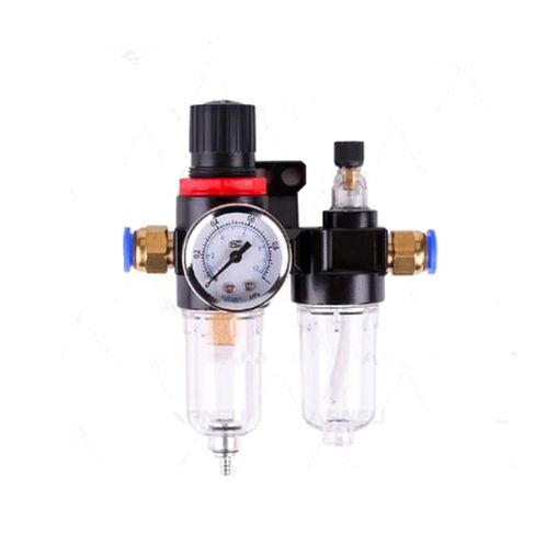 AFR2000+AL2000 G1/4"AFC2000 air Compressor Oil-Water Separator Filter Regulator steam Trap(PC 12mm Fitting) in Saudi Arabia