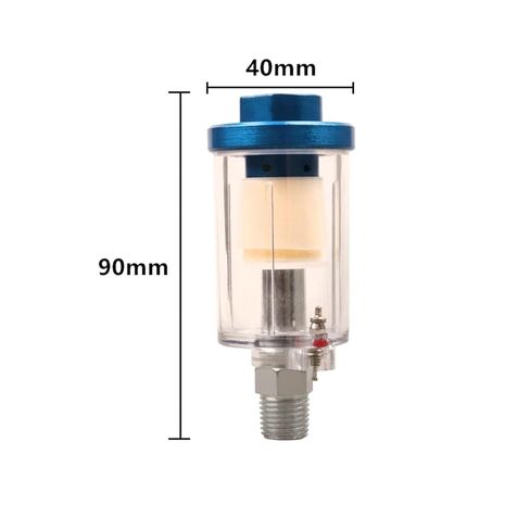 1/2/4PCS Filter Element Oil-Water Separator Pneumatic Spray Gun Small Water Grid Small air Filter G1/4 Suitable for Compressor Spray Painting(Style A 4pcs) in Saudi Arabia