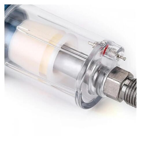 1/2/4PCS Filter Element Oil-Water Separator Pneumatic Spray Gun Small Water Grid Small air Filter G1/4 Suitable for Compressor Spray Painting(Style A 4pcs) in Saudi Arabia