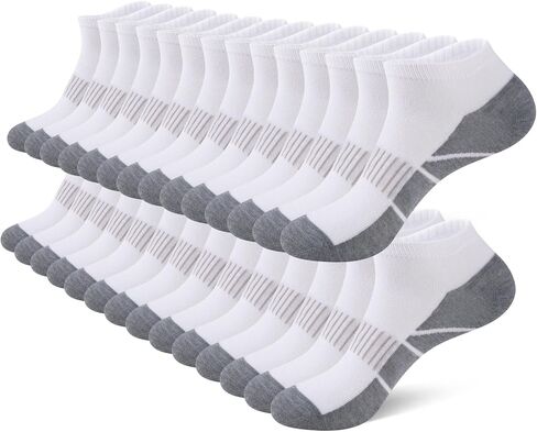 COOVAN Mens 14 Pack Ankle Socks， Low Cut Thin Comfort Breathable Casual Socks 14 Pairs (Shoe Size 6-11) in Saudi Arabia