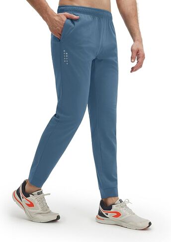M MAELREG Golf Joggers for Men with Zipper Pockets Stretch Moisture Wicking Running Lightweight Athletic Mens Sweatpants in Saudi Arabia